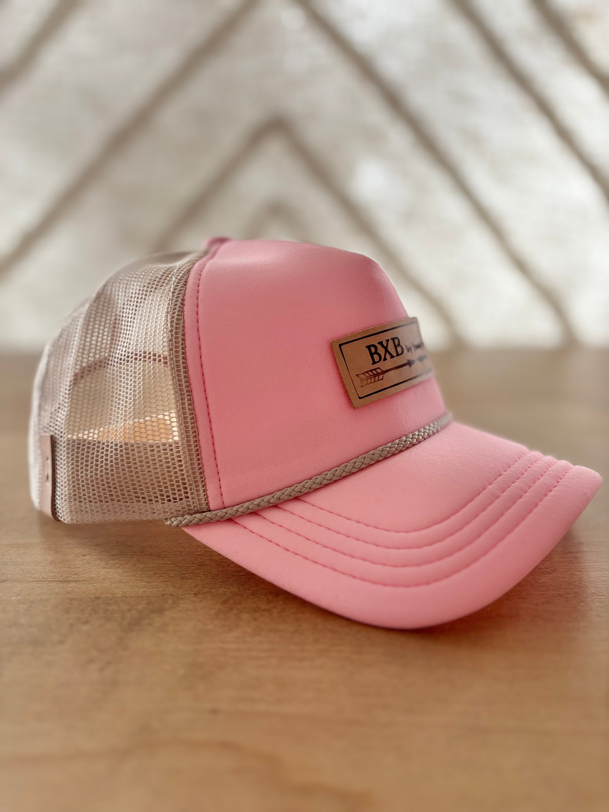 BXB Leather Logo Hat