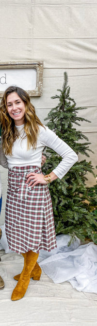 Limited Edition BXB Holiday Wrap Skirt