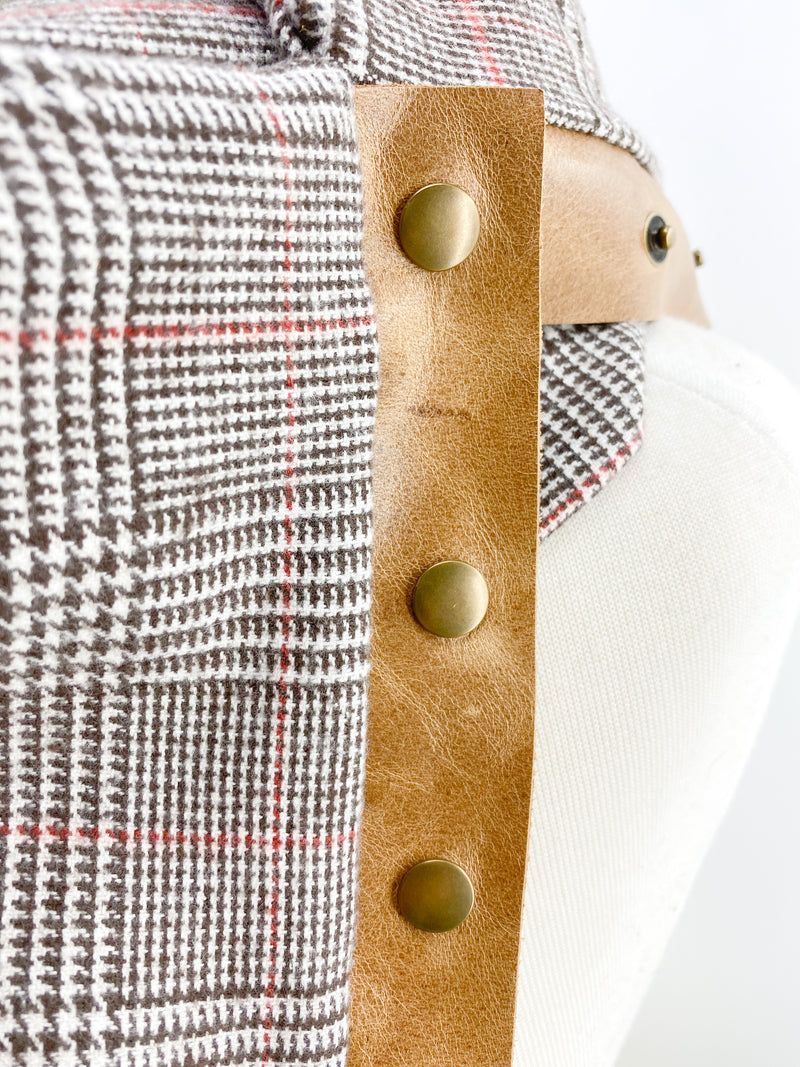The Nance Multi Snap Scarf with Leather Snaps