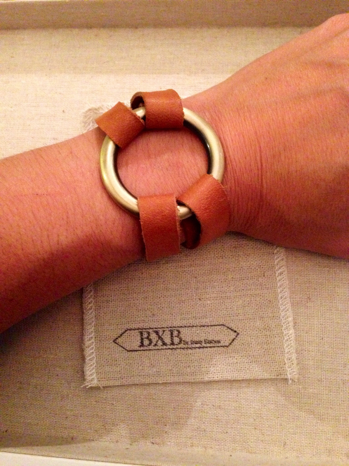 Minimalist on sale leather bracelet